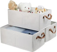 Large Fabric Storage Bins, 3-Pack, 18.8