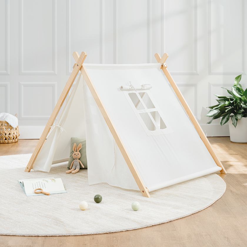 Comfy Cubs - Kids Play Tent - Natural Wood