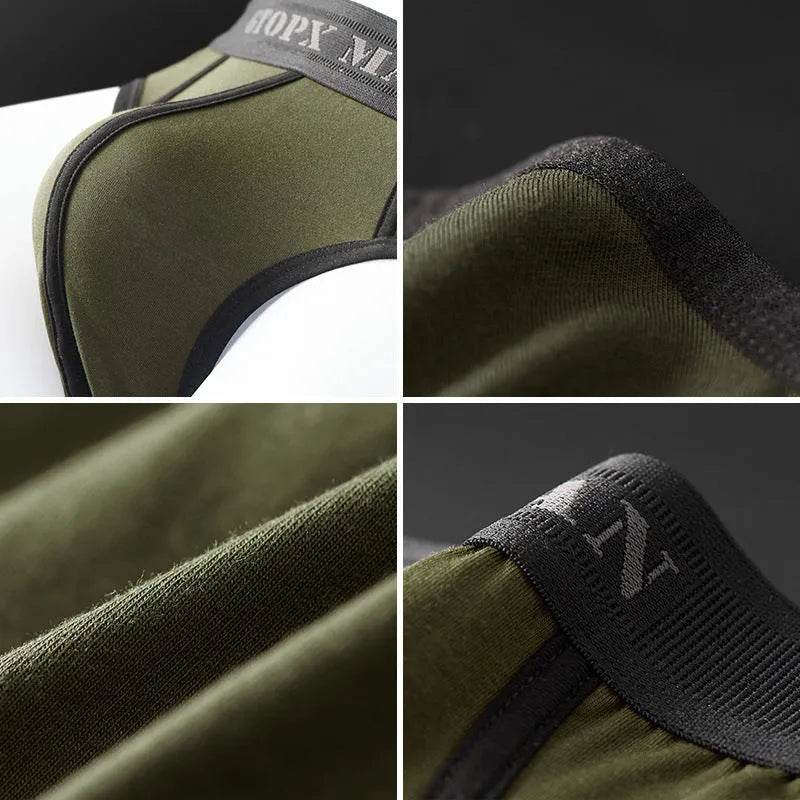 Otopx Thread Cotton Single-layer Elastic Briefs Pant underwear men