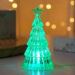 Christmas Lawn Decoration Light-emitting Christmas Tree Crystal Small Night Lamp