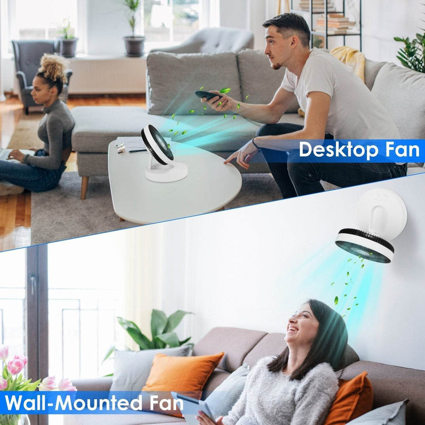 Foldable Rechargeable Portable Remote Control Desk Fan