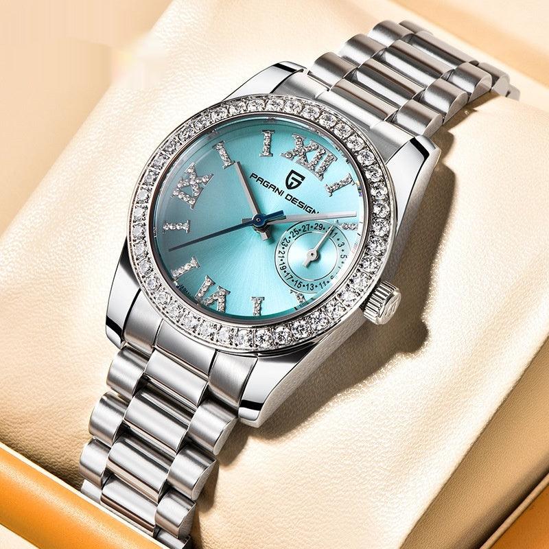Pagani Design Women's Stainless Steel Waterproof Fashion Watch