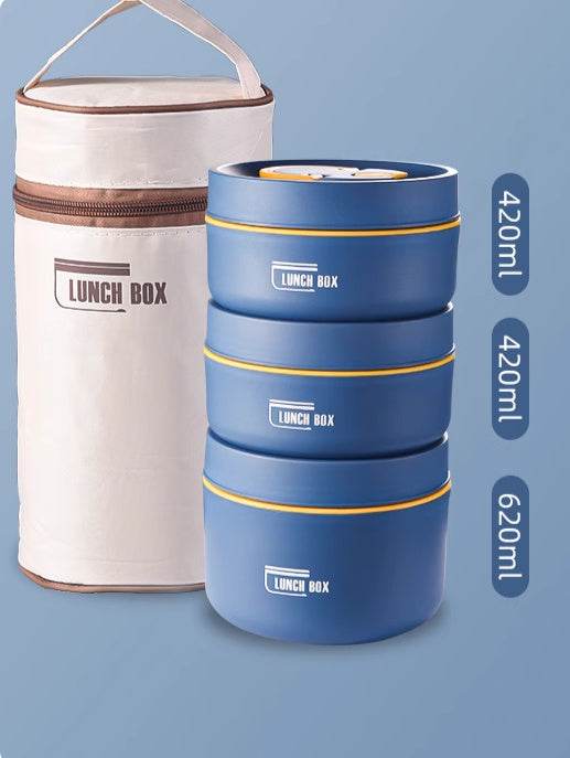 Portable Self-heating Japanese Multi Layer Thermal Insulated Lunch Box for Adult.