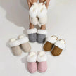Winter Warm Plush Slippers for Women and Men, Non-Slip Fuzzy House Shoes