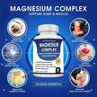 Magnesium Complex Supplement With Multiple Elemental Magnesium 90 Capsules
