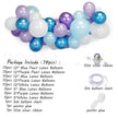 Winter Frozen Balloon Garland Arch Kit – Blue Purple Snowflake Party Decoration Set
