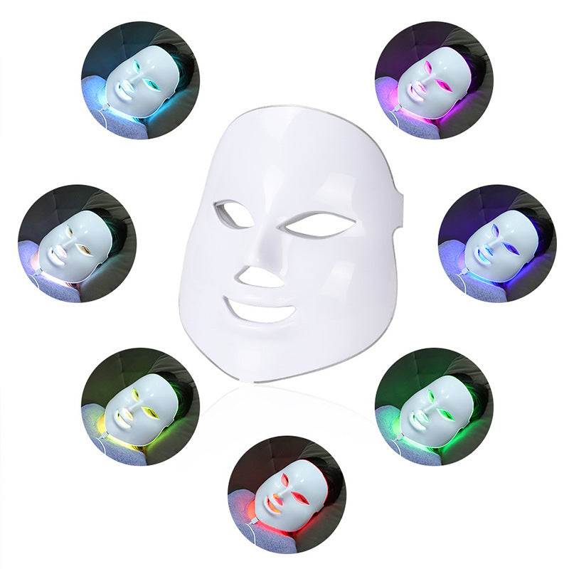 7-Color LED Photon Quantum Beauty Mask – Light Therapy Skin Rejuvenation Device (AU/EU/UK/US)