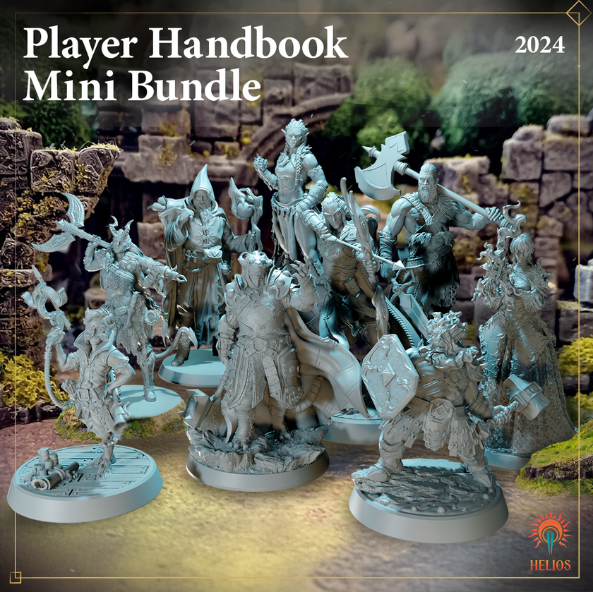 2024 Player's Handbook Mini Character Bundle | 5e