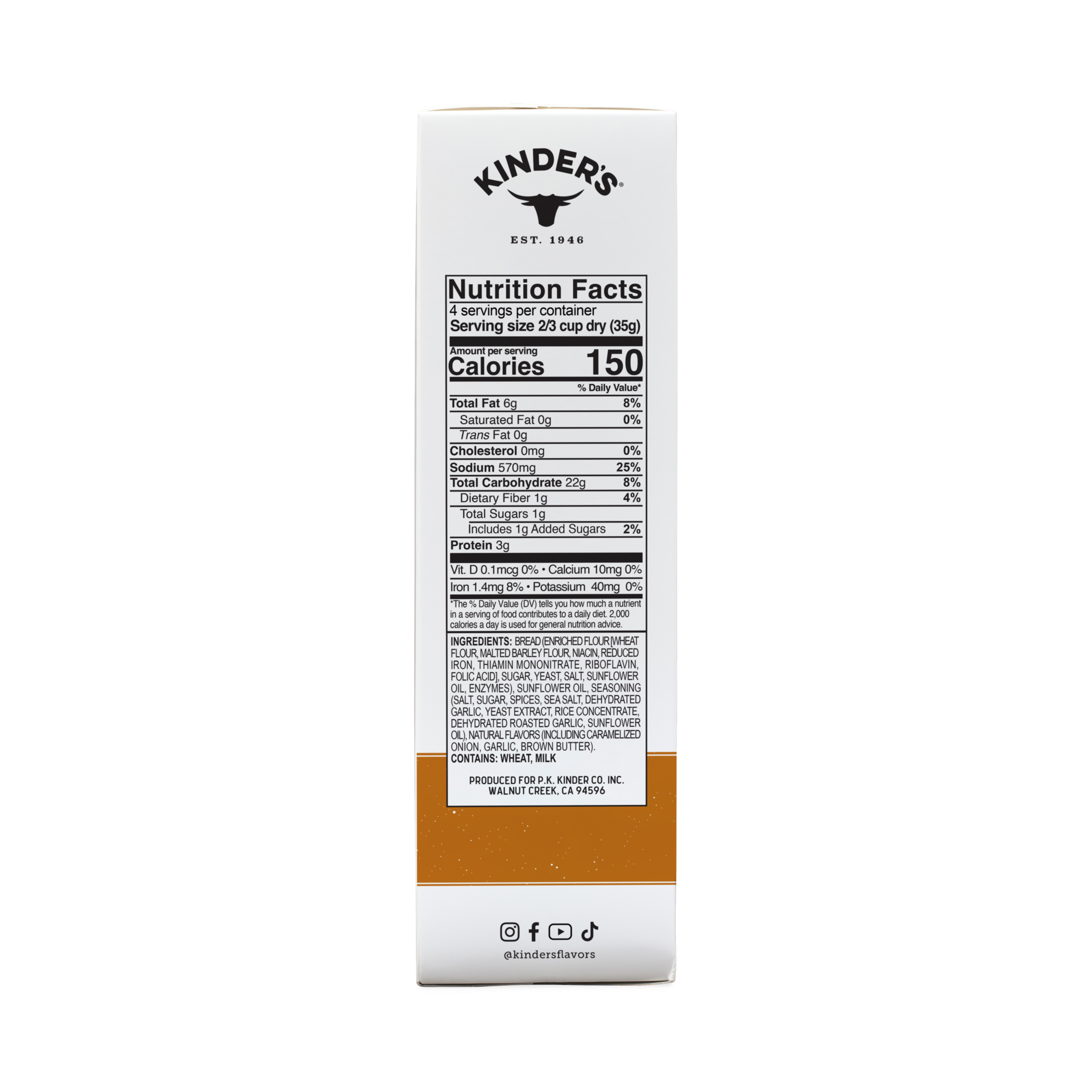 Kinder's Brown Butter & Herbs Homestyle Stuffing Mix