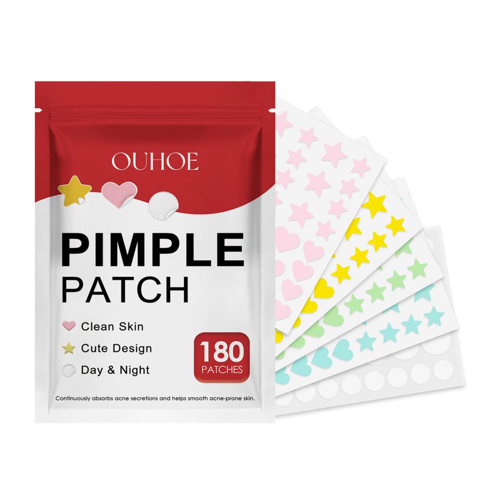Star & Heart Pimple Patches – Cute Acne Stickers for Face (180 Pcs)