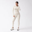 Long sleeve gym top for women Slim fit Half Zip Fitness Workout Top