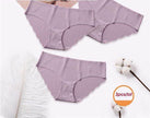 Women's Cotton Mid-Waist Underwear Briefs Set for Everyday Comfort
