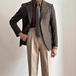 Straight Fitted All-matching formal business Office Work Suit Pants trouser  For Men