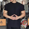 Anti Wrinkle Men Short Sleeve Active wear T-shirt for Workout Gym trainings