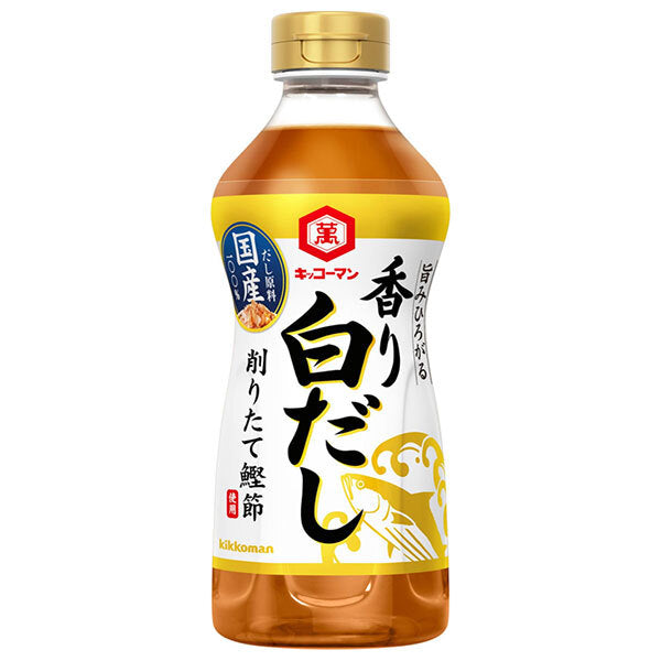 Kikkoman Umami Spreading Fragrant White Dashi 500ml PET bottles x 12 pieces [Shipped in Japan]