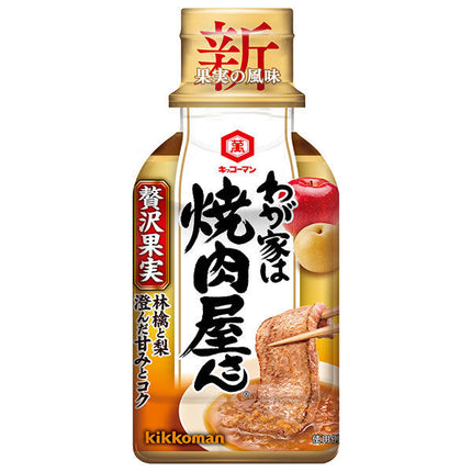 Kikkoman Our House is a Yakiniku Restaurant Luxury Fruit 375g x 12 pieces 
