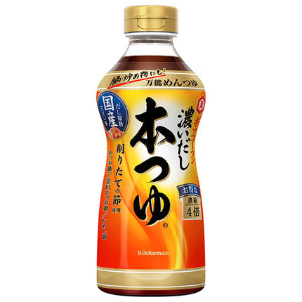キッコーマン 濃いだし本つゆ 500mlペットボトル×12本入