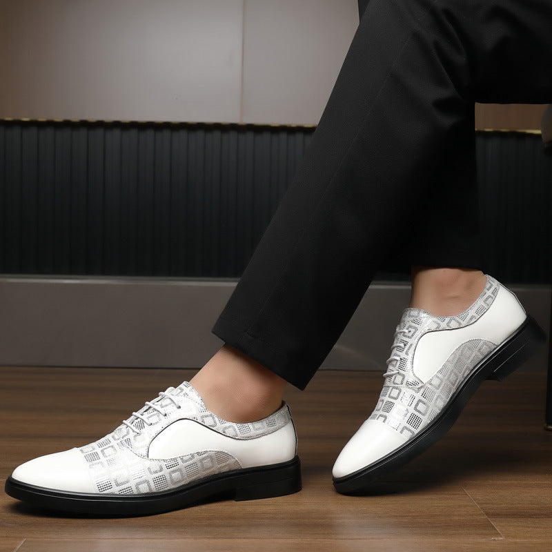 Men's Business PU Leather Shoes - Breathable Dress Shoes for Men Canada USA