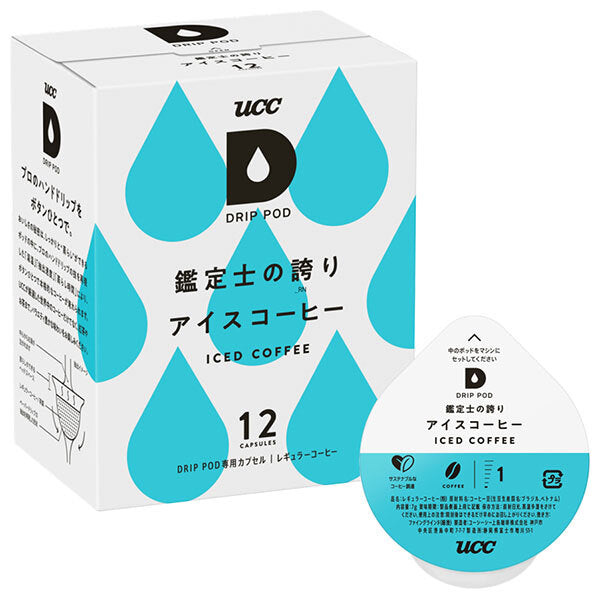 UCC DRIP POD Appraiser's Pride Iced Coffee 12P x 12 Boxes [Shipped in Japan]