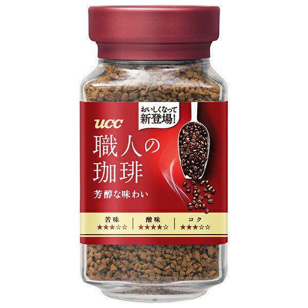 UCC Artisan Coffee, Rich Flavor, 90g Bottle x 12 Bottles 