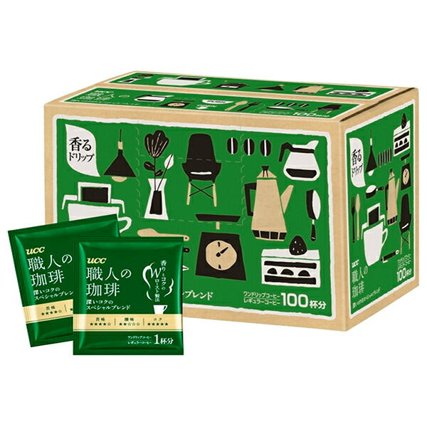 UCC Artisan Coffee Drip Coffee Deep Rich Special Blend (7g x 100P) x 1 Box [Shipped in Japan]
