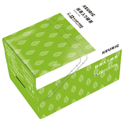 Unicafe Keurig Cartridge K-Cup Pack Green Tea with Matcha 12P x 8 Boxes [Shipped in Japan]