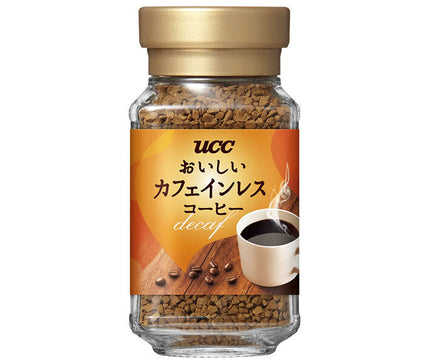 UCC Delicious Decaffeinated Coffee 45g Bottle x 12