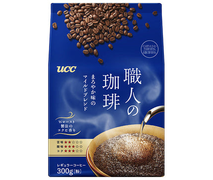 Mélange de saveurs douces de café artisanal UCC 300 g x 12 sachets 