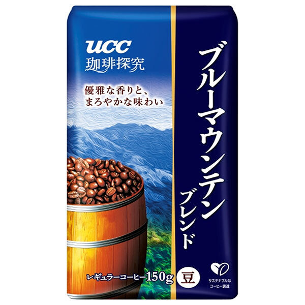 UCC 珈琲探究 炒り豆 ブルーマウンテンブレンド 150g袋×12(6×2)袋入