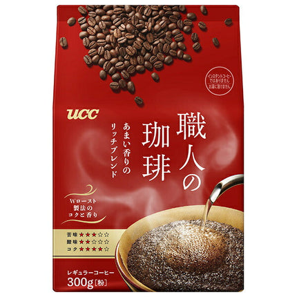 UCC Artisan Coffee Mélange riche et sucré 300 g x 12 (6 x 2) sacs 