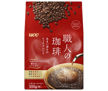 UCC Artisan Coffee Mélange riche et sucré 300 g x 12 (6 x 2) sacs 