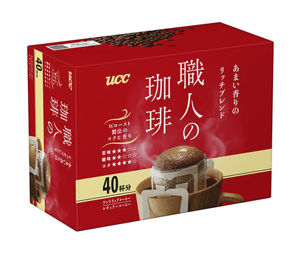 UCC 職人の珈琲 ワンドリップコーヒー あまい香りのリッチブレンド (7g×40P)×6箱入