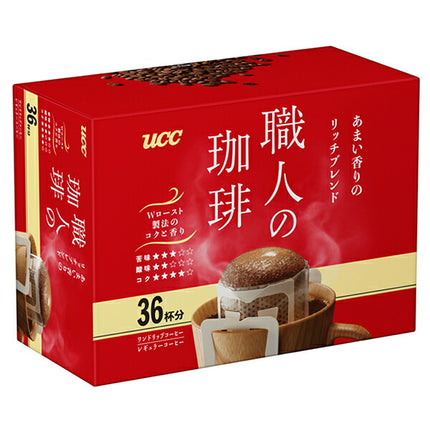 UCC Artisan Coffee One Drip Coffee Rich Blend with Sweet Scent (7g x 36P) x 6 Boxes [Shipped in Japan]