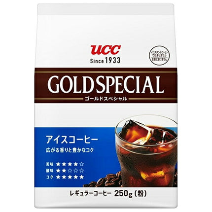 Café glacé spécial UCC Gold 250 g x 12 (6 x 2) sachets