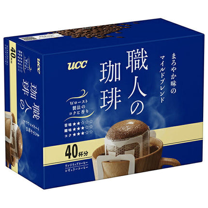 UCC Artisan Coffee One Drip Coffee Mélange de saveur douce (7g x 40P) x 6 boîtes 