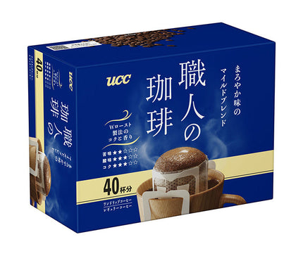 UCC Artisan Coffee One Drip Coffee Mélange de saveur douce (7g x 40P) x 6 boîtes 