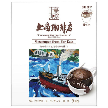 UCC Ueshima Coffee Shop One Drip Coffee Messenger d'Extrême-Orient (12g x 5P) x 12 boîtes 
