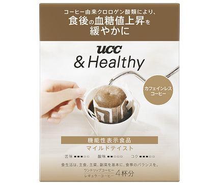 Café goutte à goutte UCC & Healthy au goût doux (12g x 4P) x 12 sachets 