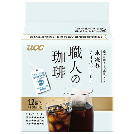 Sachets de café UCC Artisan's Coffee, café glacé infusé à froid, 12P x 12 sachets 