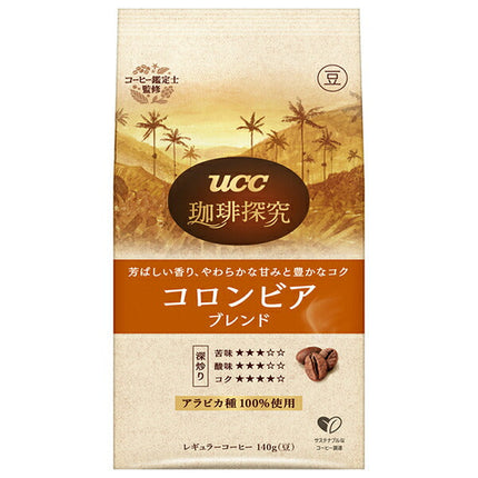 UCC Coffee Search Fried Beans Colombian Blend 140g x 12 bags [Shipped in Japan]