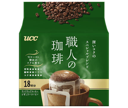 UCC Artisan Coffee One Drip Coffee Mélange spécial riche et profond (7 g x 18 P) x 12 sachets 