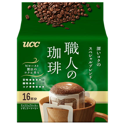 UCC Artisan Coffee One Drip Coffee Deep Rich Special Blend (7g x 16P) x 12 Bags [Shipped in Japan]