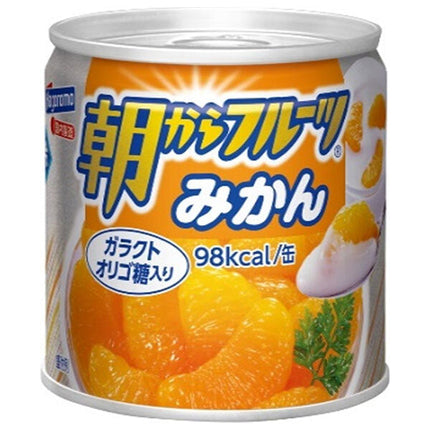 Hagoromo Foods Morning Fruit Mandarin Oranges 190g can x 24 pieces [Shipped in Japan]