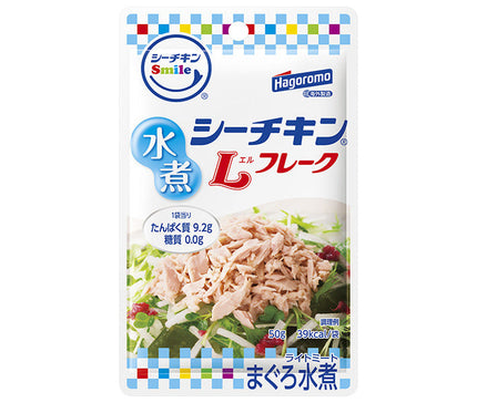Hagoromo Foods Sea Chicken Smile Boiled L Flakes 50g x 12 bags [Shipped in Japan]
