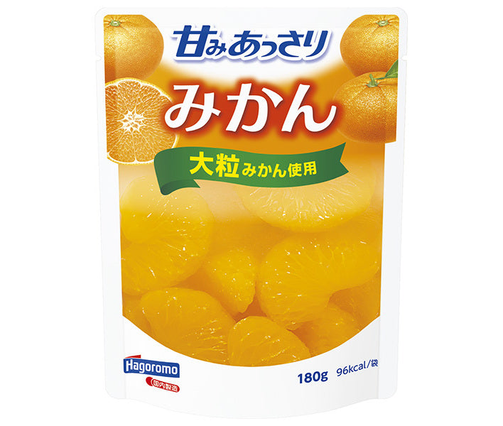 Hagoromo Foods Lightly Sweet Oranges 180g pouch x 6 bags [Shipped in Japan]