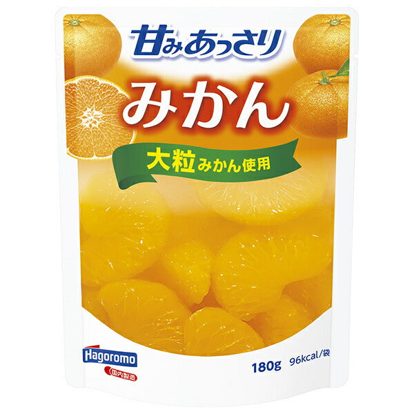 Hagoromo Foods Lightly Sweet Oranges 180g pouch x 6 bags [Shipped in Japan]