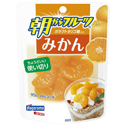 Hagoromo Foods Morning Fruit Mandarine Orange pochette 95g x 6 sachets 
