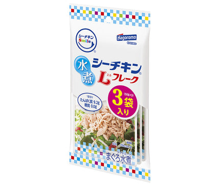 Hagoromo Foods Sea Chicken Smile Boiled Large Flakes (50g x 3 bags) x 16 bags 