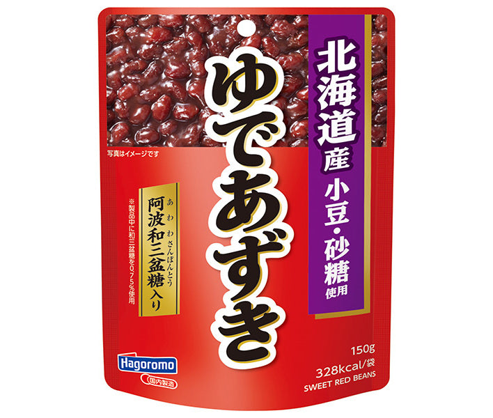 Hagoromo Foods Tubutto! Azuki bouilli pochette 150g x 6 pièces