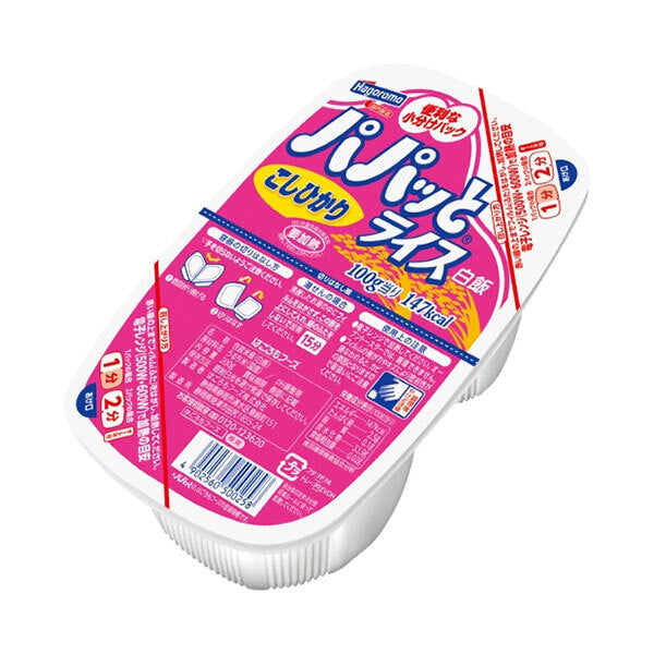 Hagoromo Foods Riz Papatto Koshihikari 200g x 24 pièces 